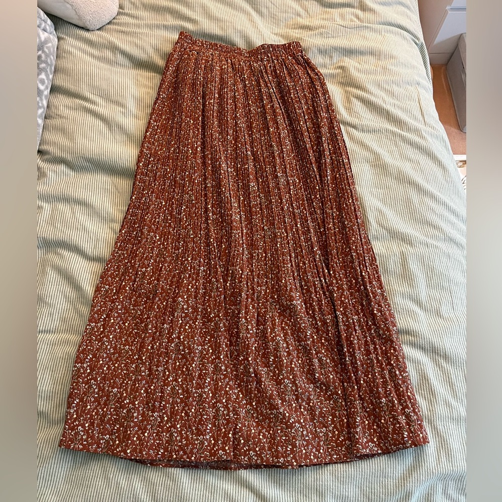 Floral Midi Skirt